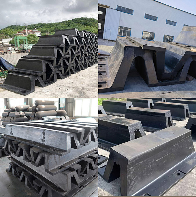 Super Arch Type Rubber V Type Fender Marine For Port Berthing Wharf