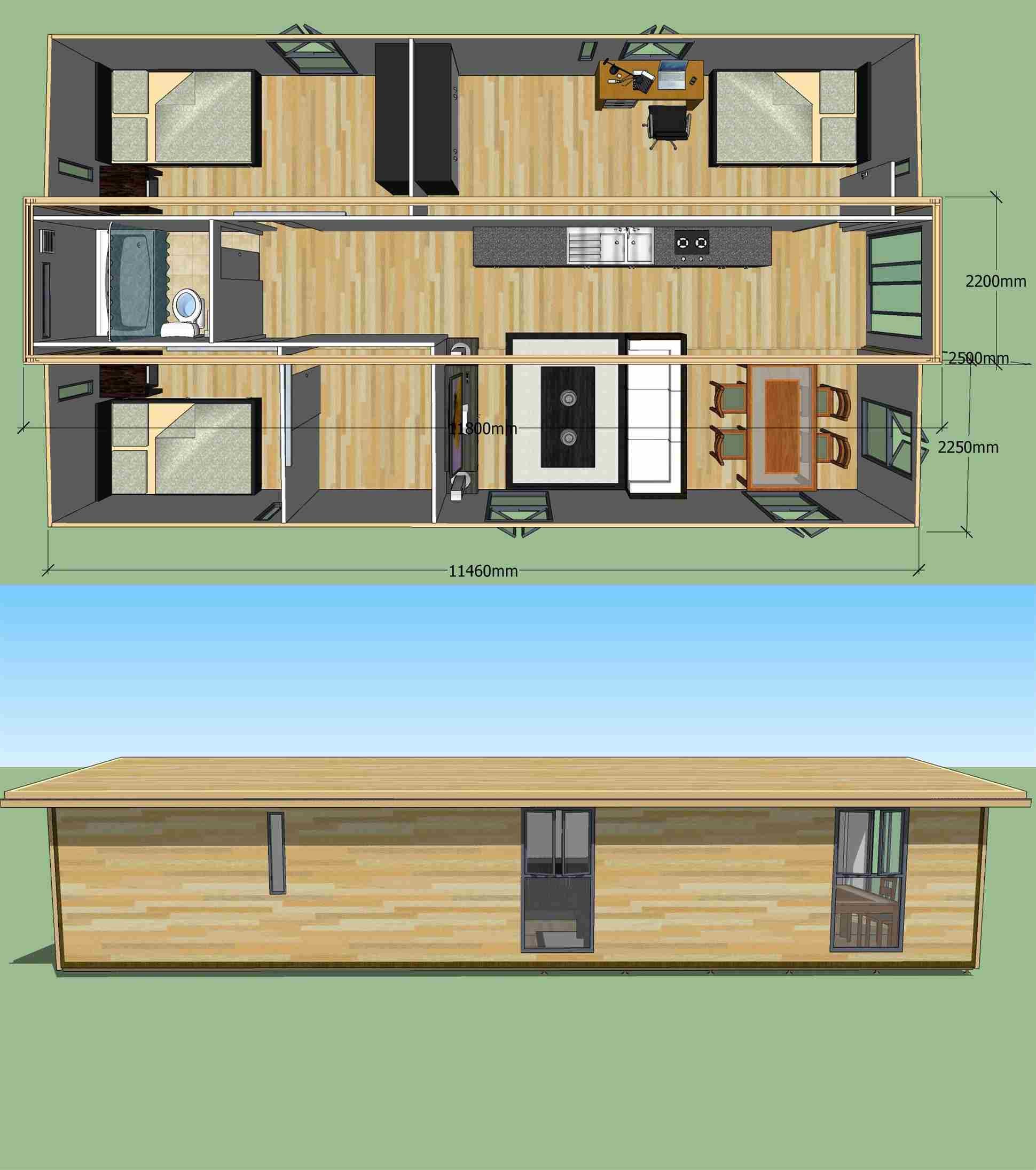 Personalized Prefab Expandable Container House With Good Sound Insulation / Waterproof