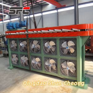 Customized Design Multi-Layer Rubber Sheet Batch off Cooler with PLC Automatic