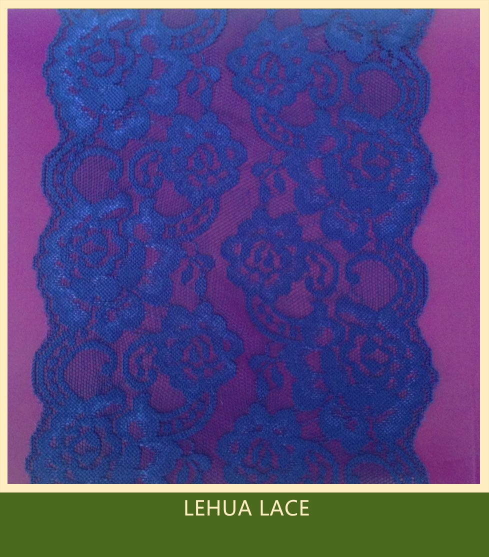 Hot Selling and nice quality Nylon Spandex Stretchy Brazil Lace from China