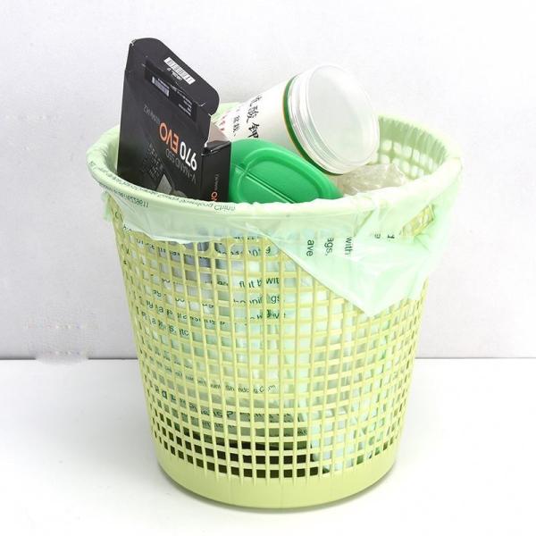 Dark Green Tote Cornstarch Bags for Environment Protection and Other Household