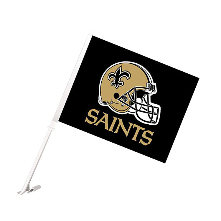 INTS Car Single Double Sided Flag 100% Polyester Screen Printed