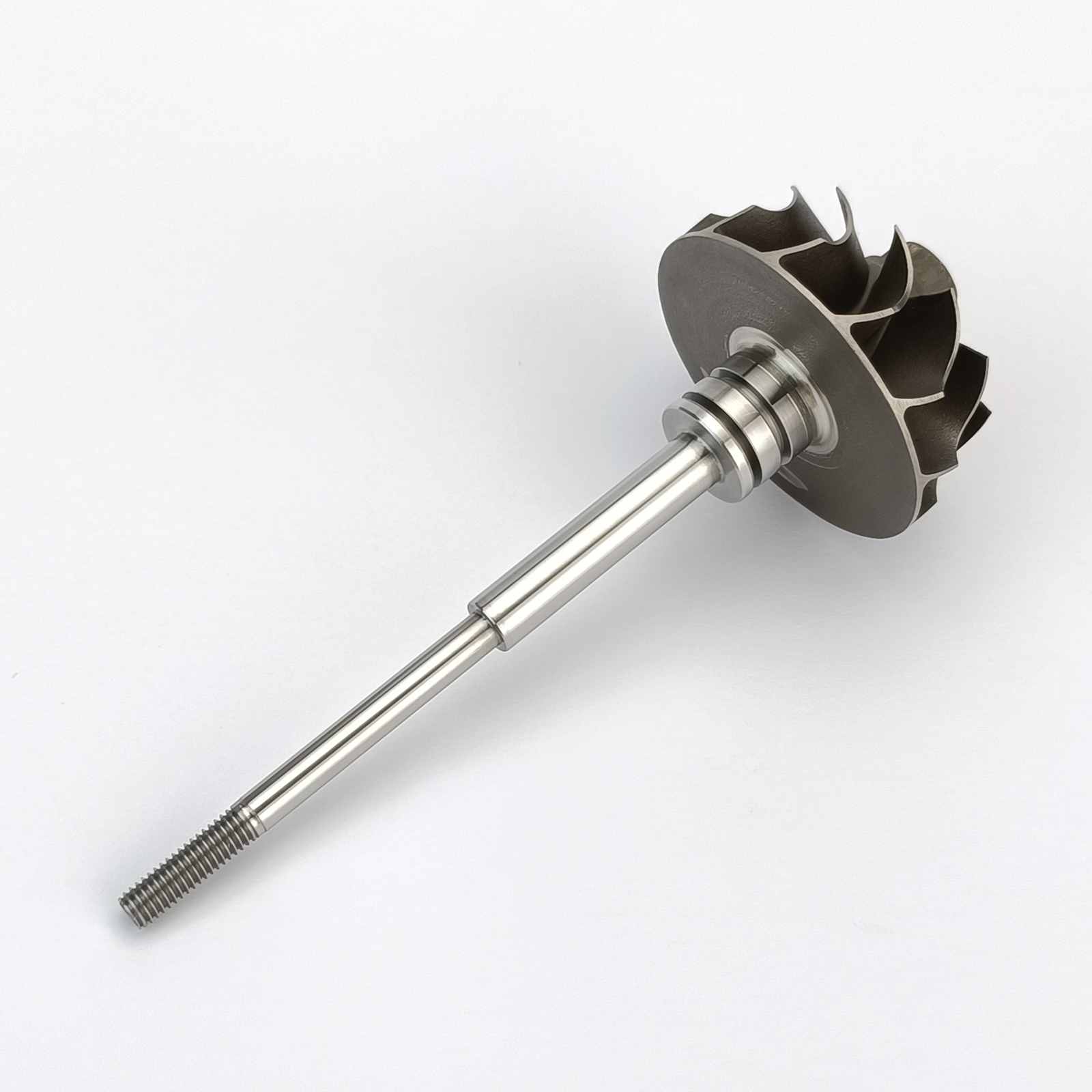 MS-TECH Turbo TD025 Turbine Wheel Shaft 49173-06601 49135-00011 Fit Turbos Ind 37mm Exd 31.5mm Blades 12