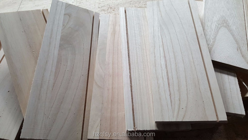 Customizable Solid Paulownia Wood Drawer Board Eco Friendly Paulownia Drawer Board Grade BC