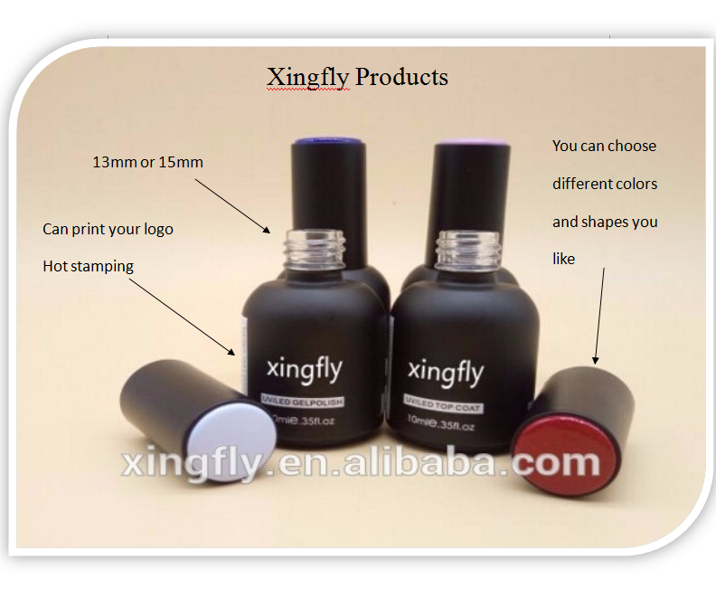 Flat type PE Nail Polish Brush Dupont Fingernail Paint Brushes