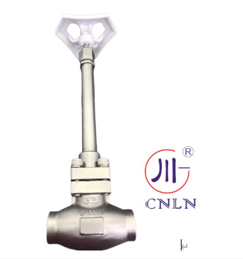 Cryogenic White triangular handwheel Globe Valve for LNG, LOX, LNG LAR LCO2