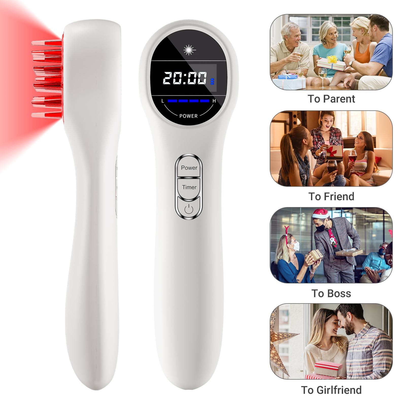 Pain Relief 808nm 650nm Cold Laser Therapy Device Red Light Therapy