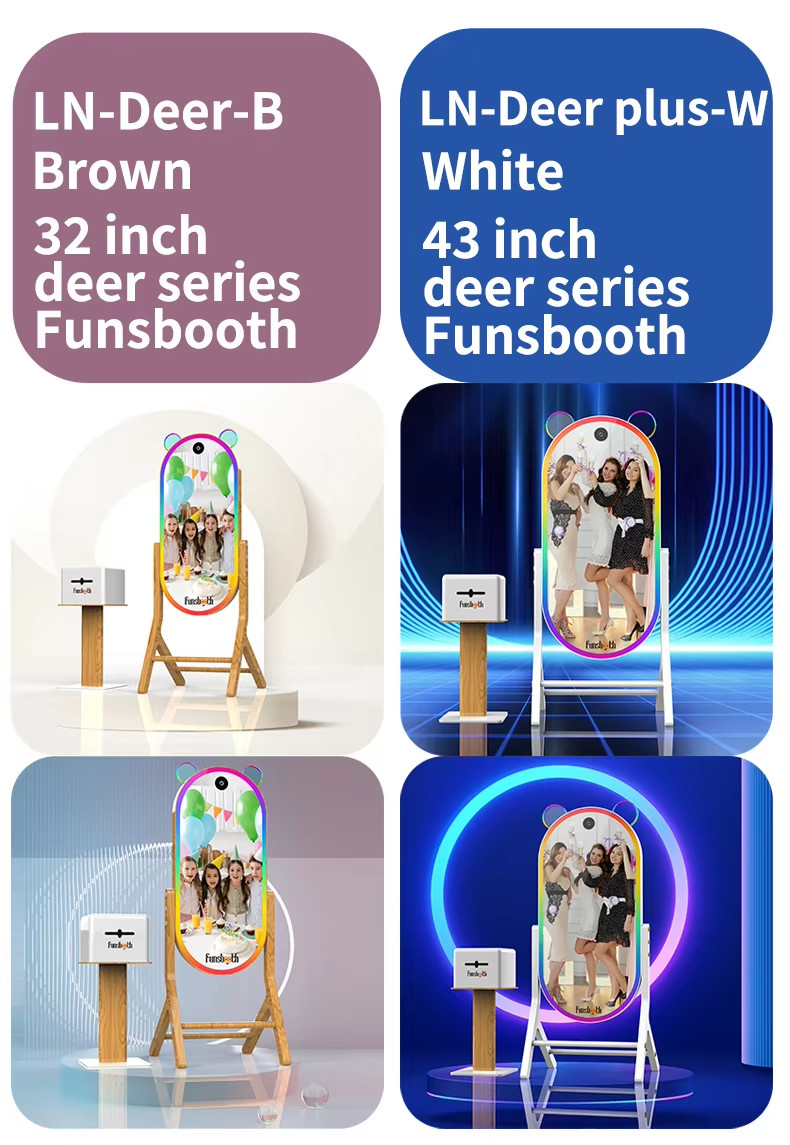 Mirror Touch Screen Photo Booth Camera And Printer Wedding Party Exhibition Supplies