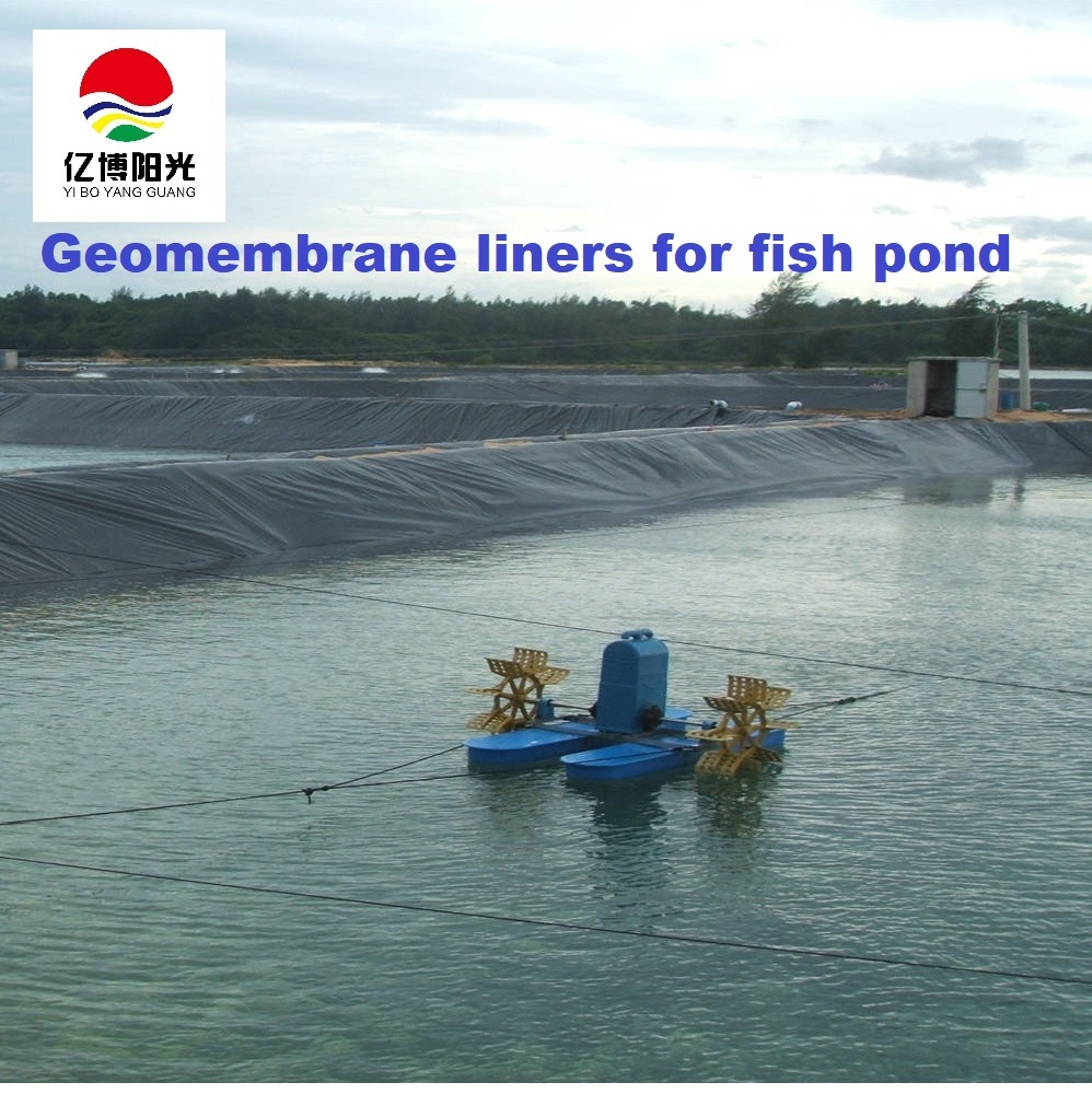 300-1500micron HDPE Geomembrane Liners Width 1m-8m Length 50m-200m/roll HDPE Material