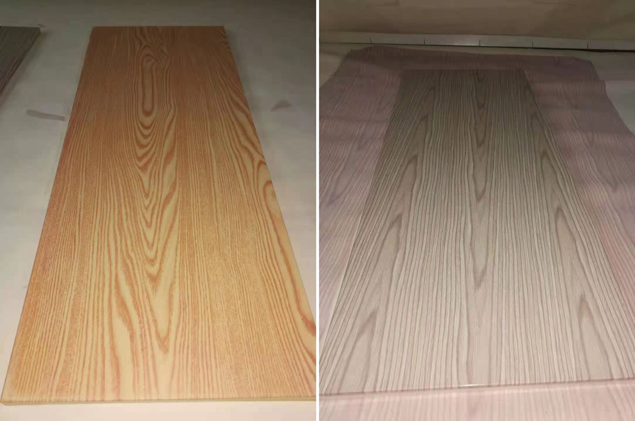 Electricity Heat Wood Grain Vacuum Transfer Printing Equipment For Metal Door
