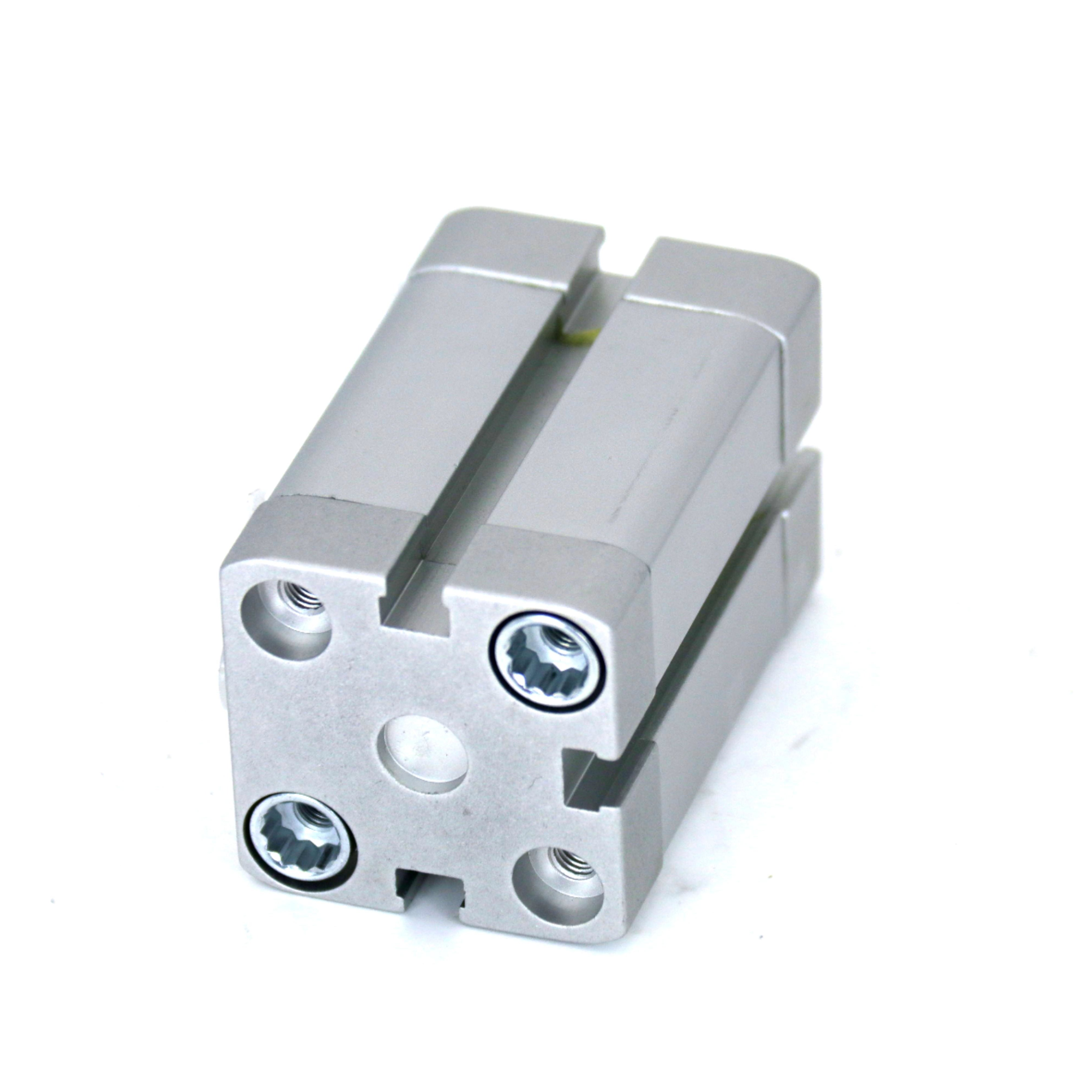 ADN-16-15-A-P-A 536221 Compact Double Acting Pneumatic Cylinder Stroke 15mm Aluminum Piston Rod Weight Male Thread