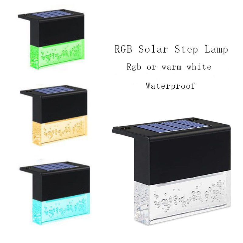 Outdoor 1.2V Light Control LED Solar Wall Lamp , Solar Fence Lights Solar Step Lamp IP55 3500K