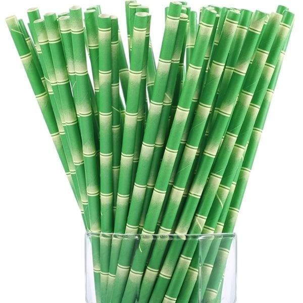 Commercial Wedding Decorative Paper Straws Customer Printed Coloured Paper