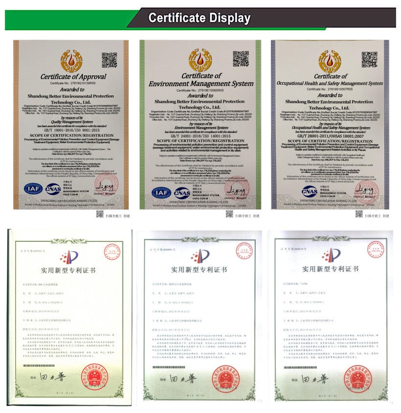 Stable Effluent and MBR Sewage Separation Treatment with Customized Color Option
