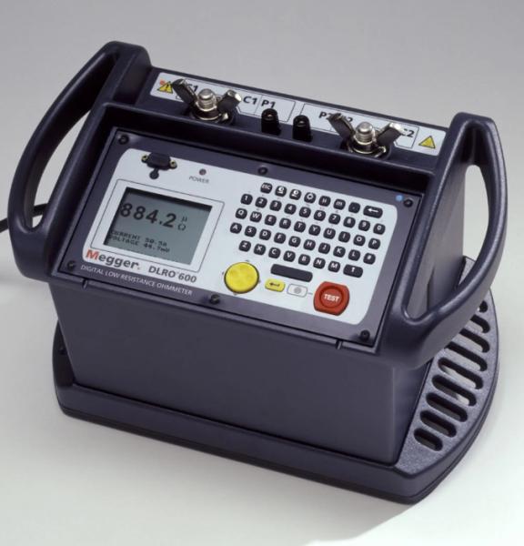 Megger DLRO200 Ducter Digital Low Resistance Ohmmeter DLRO600 600A Micro