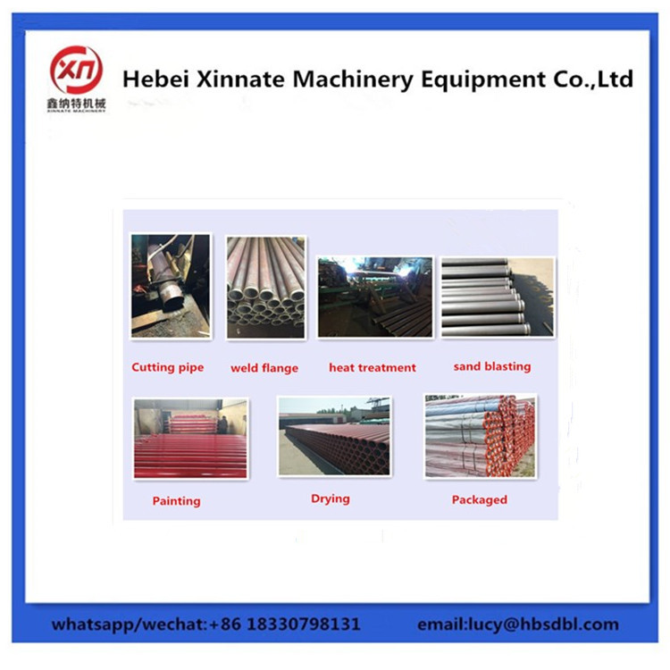 Wear Resistant Concrete Pump Pipe Double Single Wall Concrete Boom Pipe