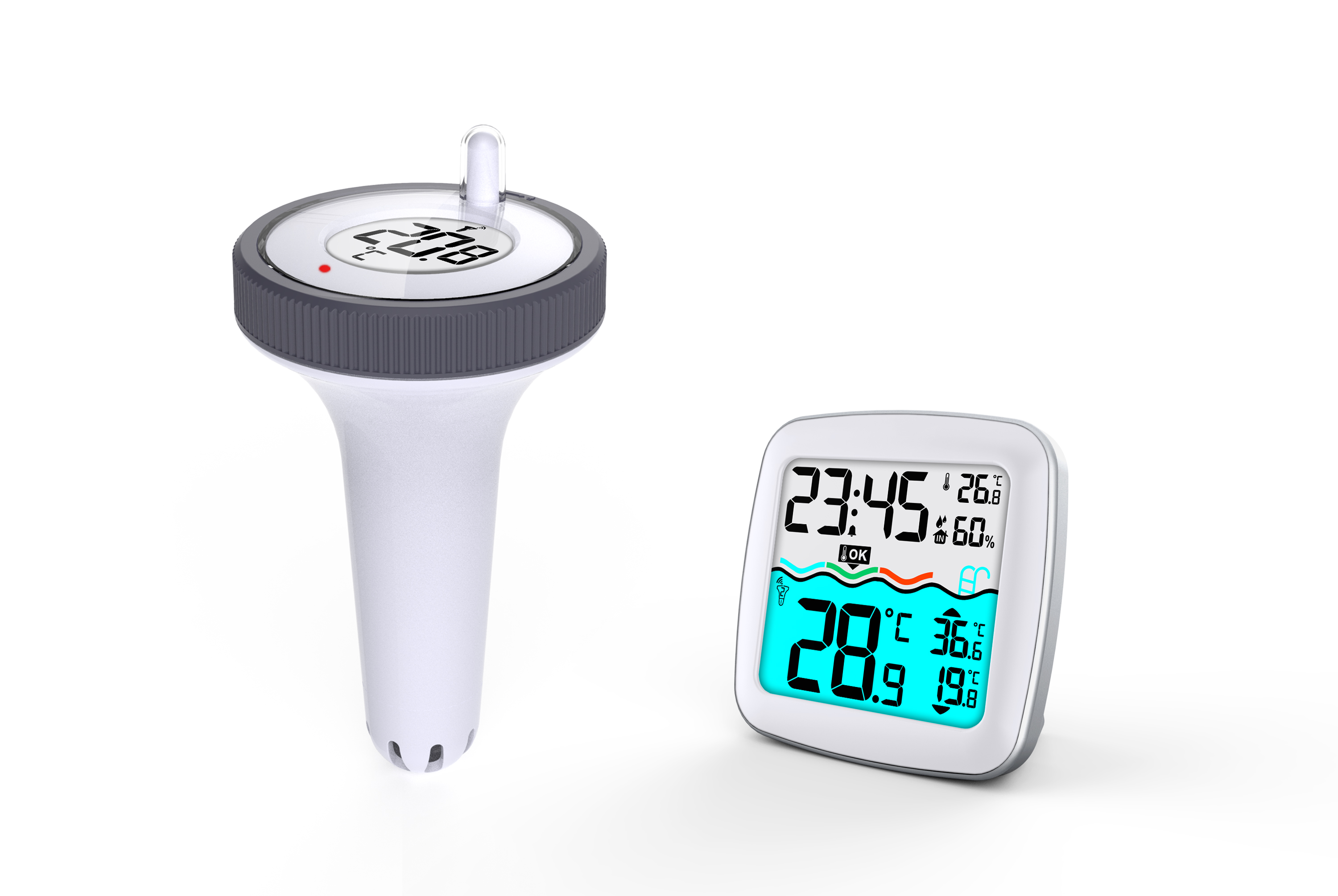 Outdoor Floating Digital Thermometer With Wireless Function And 7-15v Supply Voltage