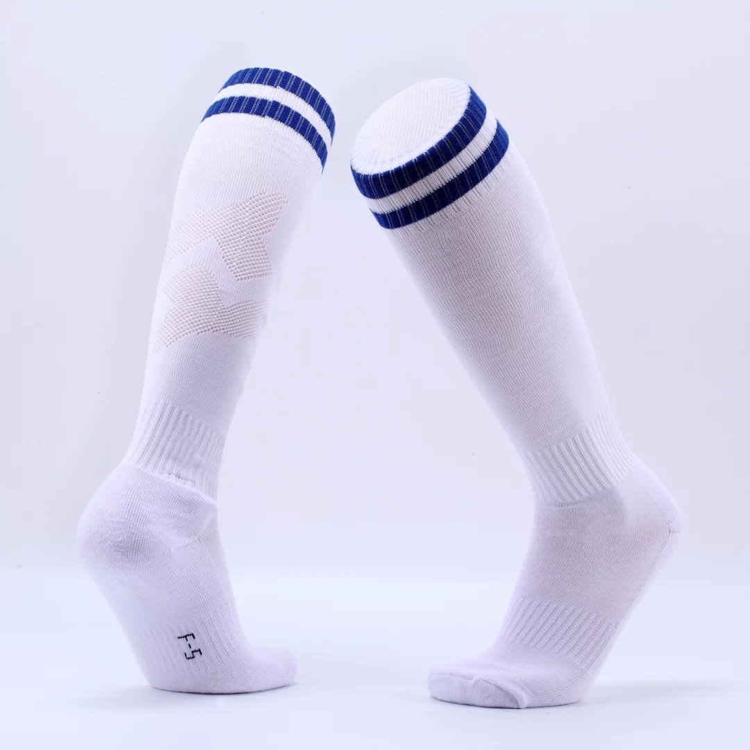 2021 Non-slip Football Socks for Outdoor Sports and Gym Thick Compression Stockings