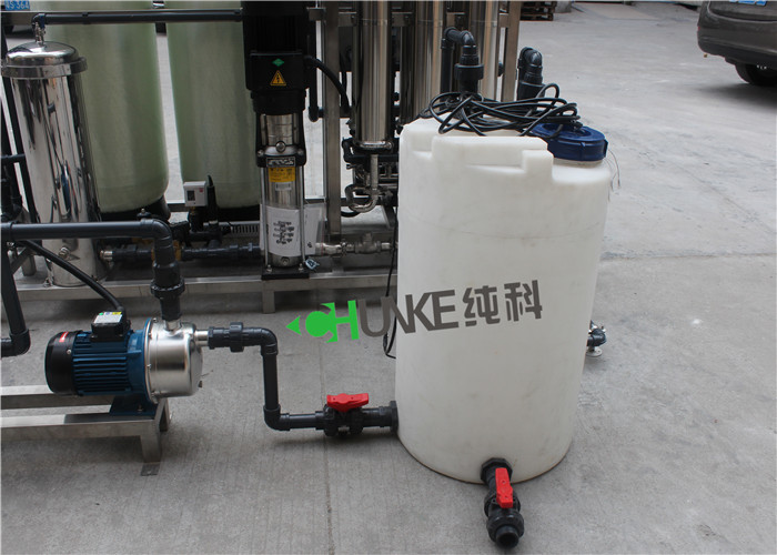 1500 liter Brackish Water Treatment System Plant / Salt Desalination Ro Machine With FRP Tank&UV