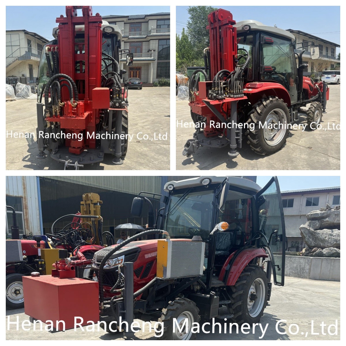 Efficient 260m Hydraulic Water Well Drilling Equipment With Remote Control
