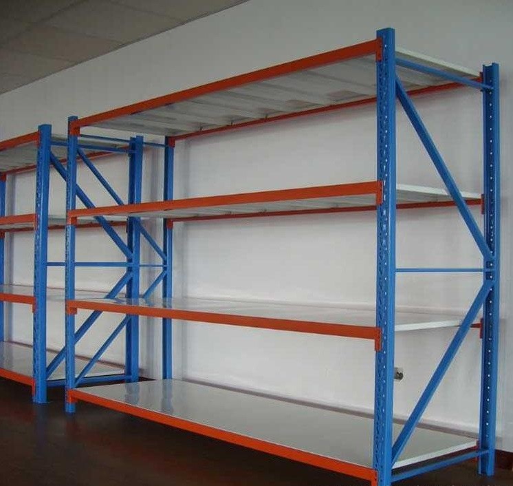 Long Span Pallet Industrial Racks And Shelving Middle Duty Assembled Structure