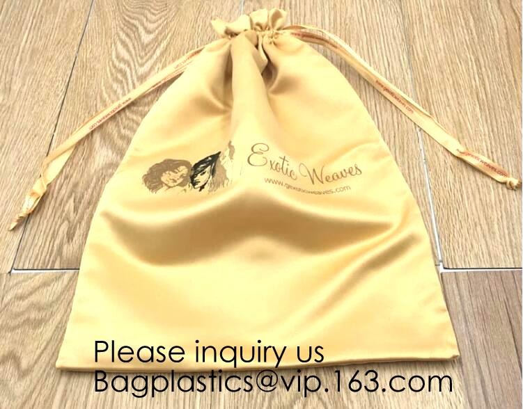 Soft Toy Storage Satin Bag With Drawstring,Promotional Red Wine Color Satin Packaging Bag,Hot selling Fancy Pink Satin J