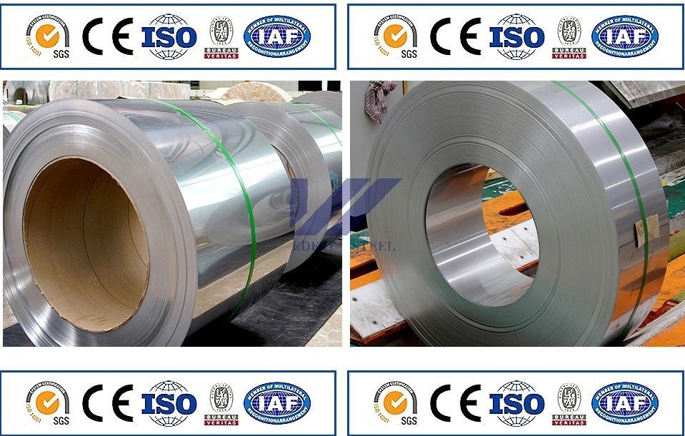 Thickness 0.3mm-16mm Type 304 Stainless Steel Coil Stock ISO9001 Certified
