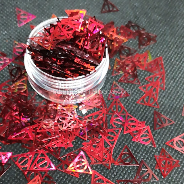 1 Color Print Method Lip Sequins in Glitter Shape with Decoration and Decoration