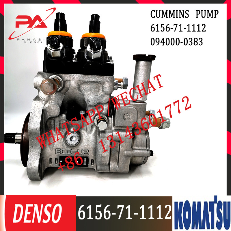 SAA6D125E-3 Diesel Injection Pumps For KOMATSU PC450-7 6156-71-1112 0940000383
