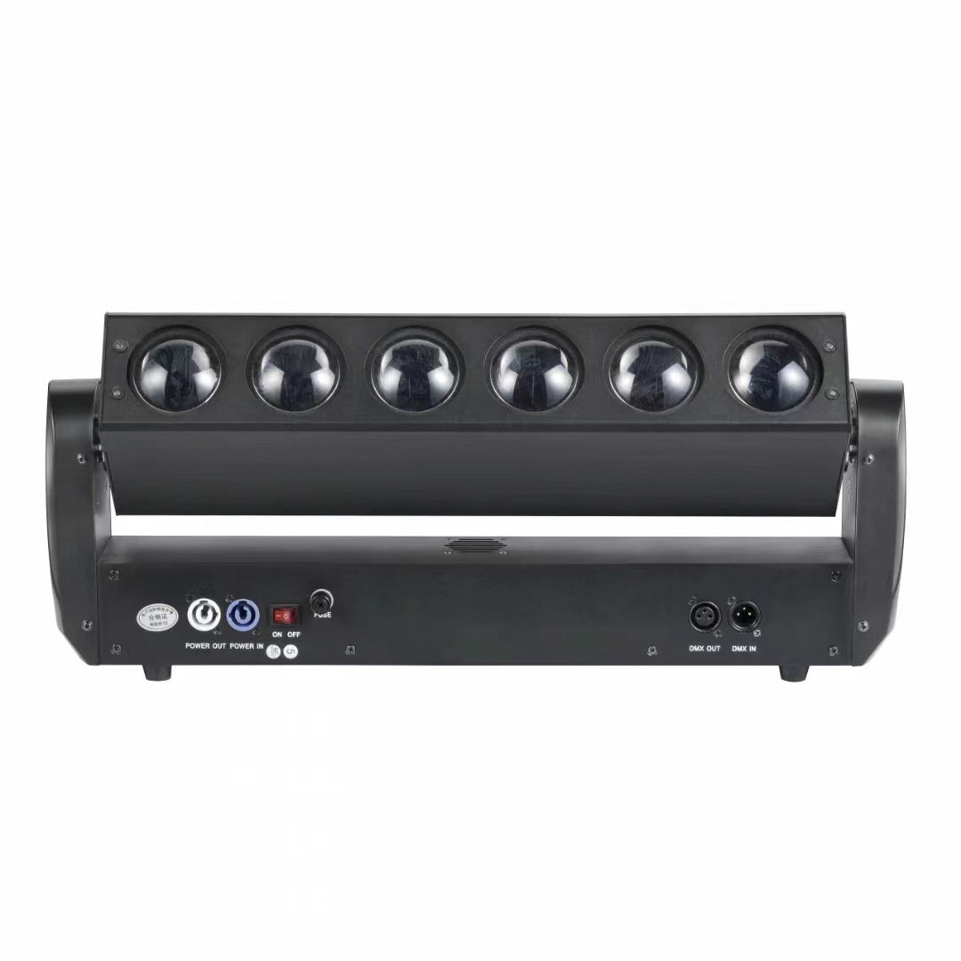 Metal Y-Axis Single Side LED Stage Effect Light 6pcs 40W For Party Wedding