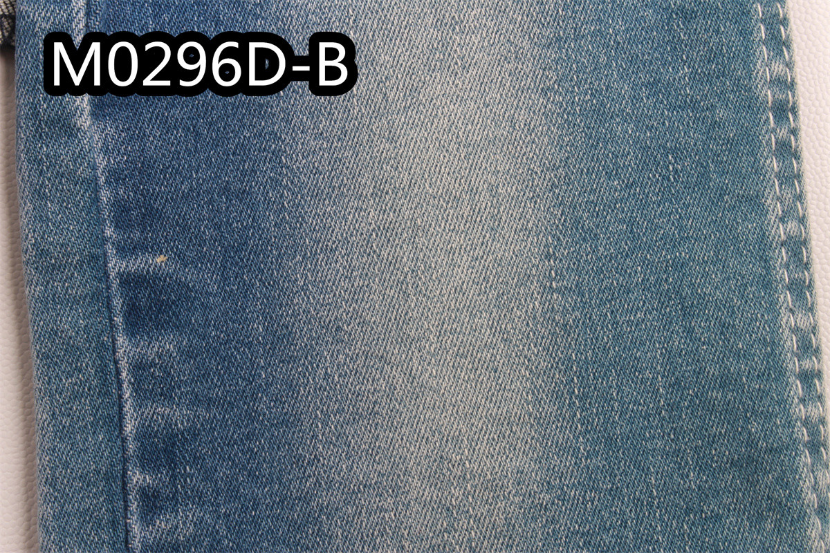 10.1Oz Custom Denim Fabric Regular 58/59" Super Dark Blue Warp Slub Cotton Spandex