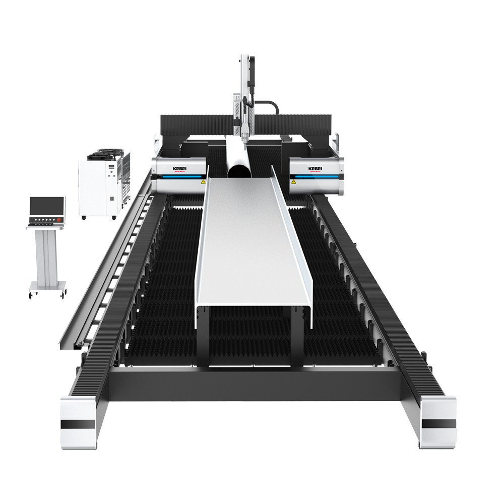Kebei All-in-One 3D Five Axis Laser Cutting Machine for Plates Tubes and Structural Steel