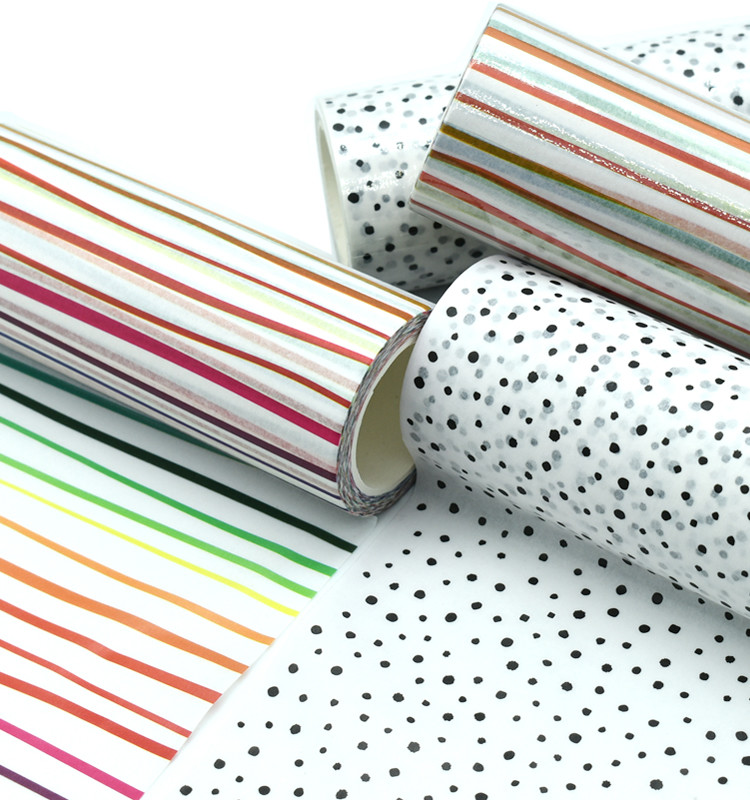 Simple Style Wide Pattern 114mm Masking Washi Tape