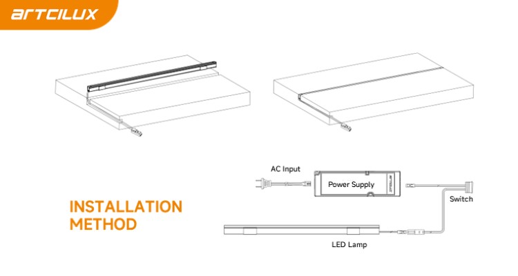 No Motion Sensor Required Cabinet LED Light Powered by Batteries for Easy Installation