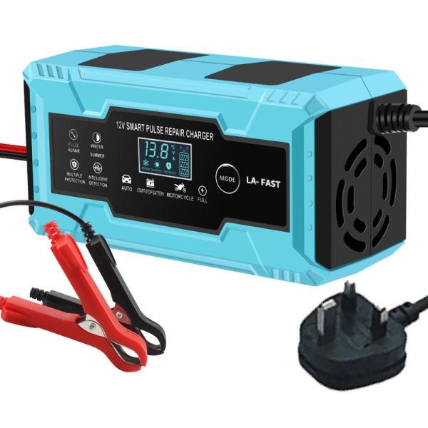 PC Fireproof Material 12V 6A Smart Pulse Repair AGM Gel Lead Acid Battery