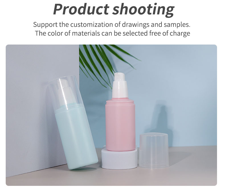 PE Material Cosmetic Lotion Bottles 80ml / 100ml Sunscreen Lotion Bottle For Cosmetics Shampoo