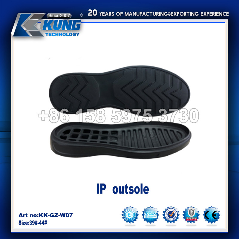 Lightweight EVA Rubber Sole , Black Rubber Outsole Slip Resistant