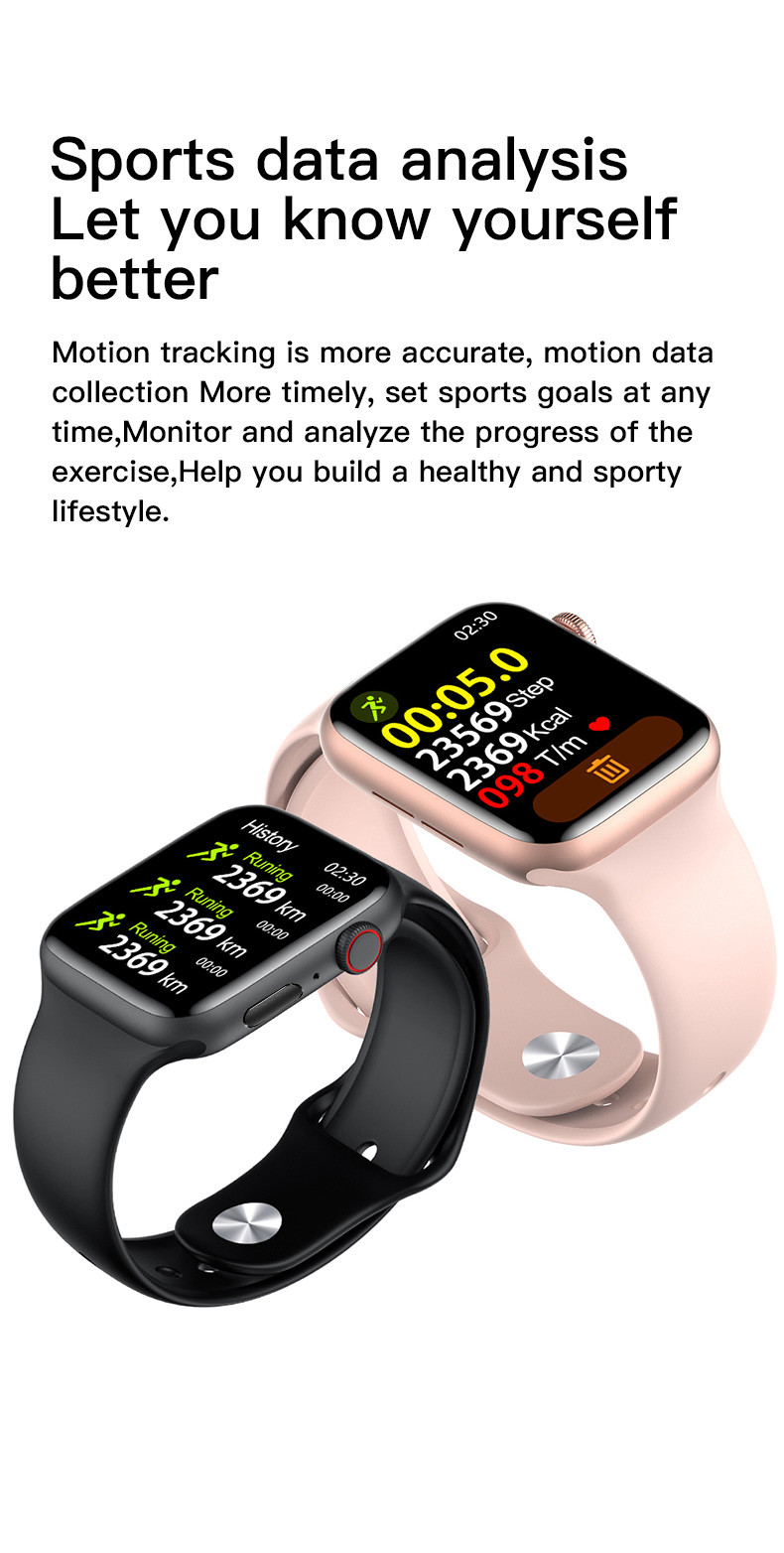 1.75 Inch Mtk Chipset Wallpaper Smartwatch IWO W26+ Pro ECG