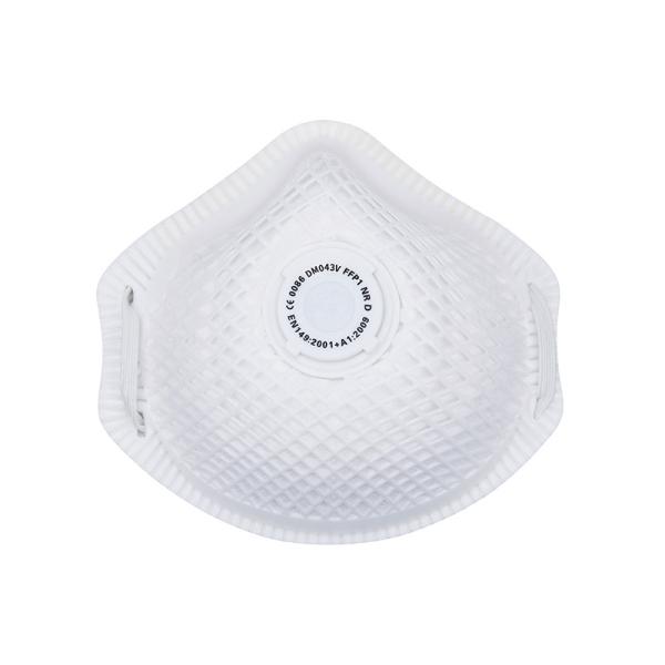 DM043V -3 Valved Respirator Anti Dust Face Mask with Air Filter for Construction