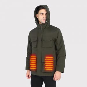 China Fleece Men's Heated Jacket Rechargeable Electric Heated Clothes for Hiking on sale