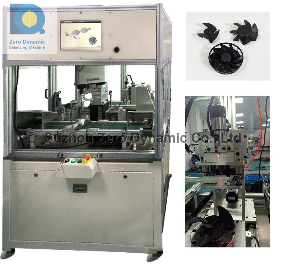 High Efficiency Refrigerator Cooling Fan Automatic Balancing Machine