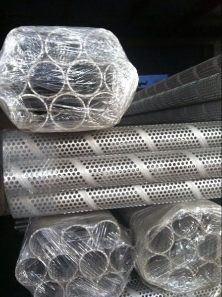 spiral welded 316L perforated center tube air 304 center core filter frames