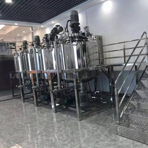Multipurpose Stable Cream Emulsifier Mixer , Medicine Vacuum Emulsification