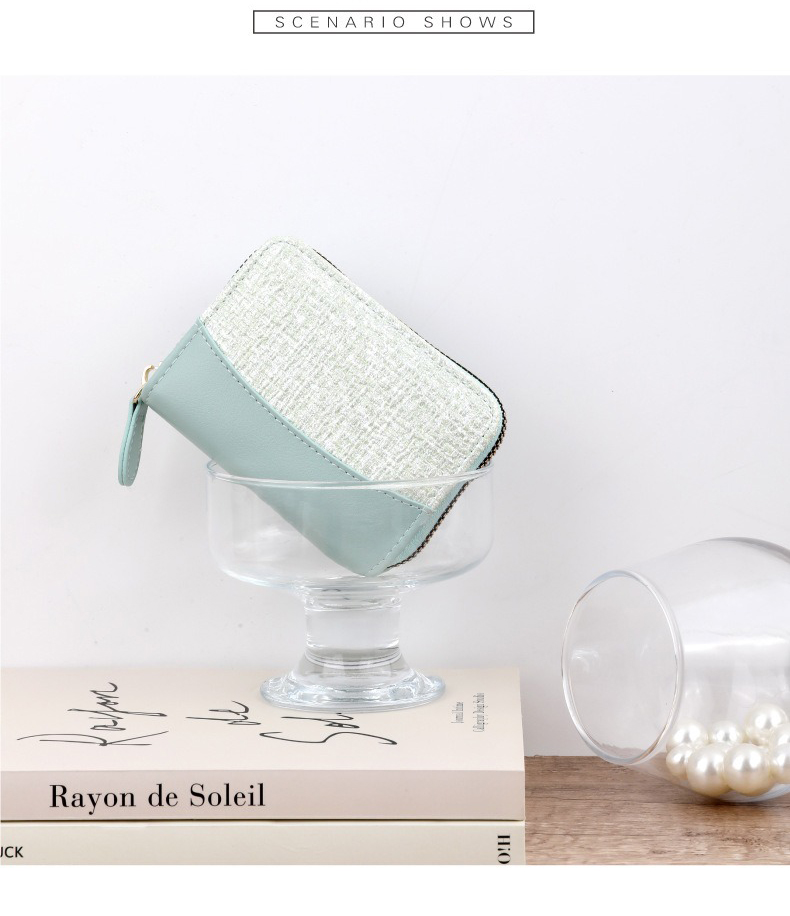 End Ins Style Female Card Holder with Custom Logo Package Weight 0.1kg Color Matching