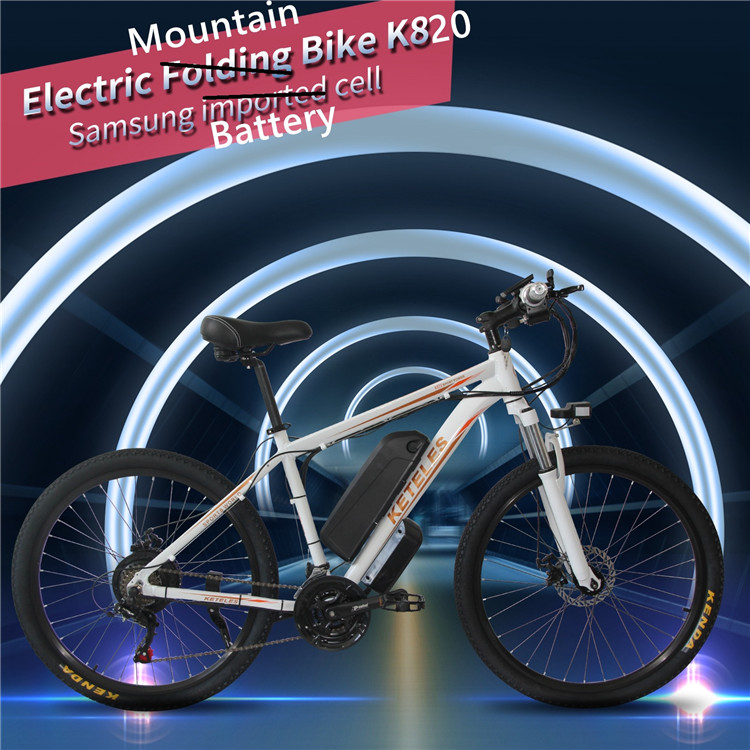 48V Full Suspension Electric Mountain Bike Multifuntional 6061 Alu Alloy Frame