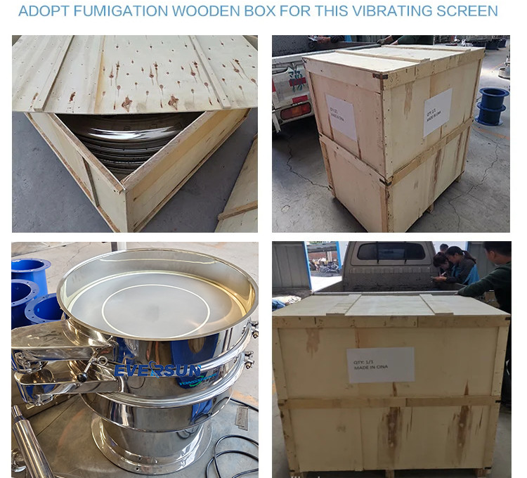 High Capacity Versatile Vibrating Sieving Machine With Stainless Steel Construction