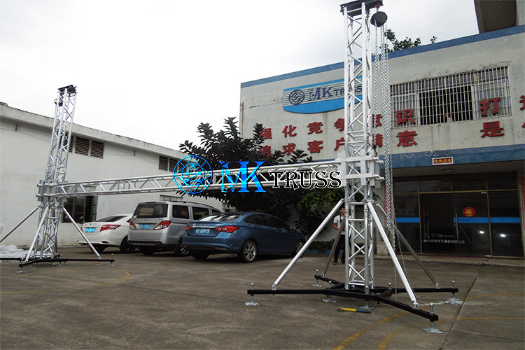 Speaker Truss Outdoor Aluminum Mobile Goal Post Stand Tower with Simple Style