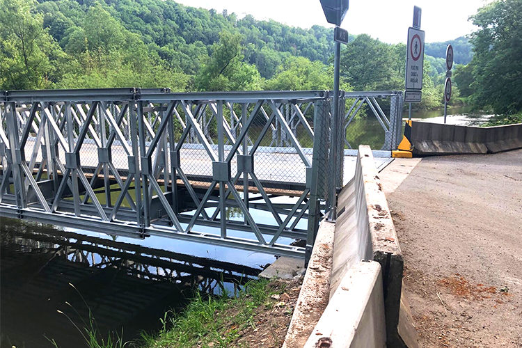 Fast Construction Truss Bailey Bridge With Tolerance ±1% And Q355/Grade 350/ASTM A992