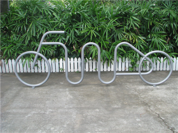 Custom Mild Steel Bike Parking Racks 2400 X 450 X 390mm Size