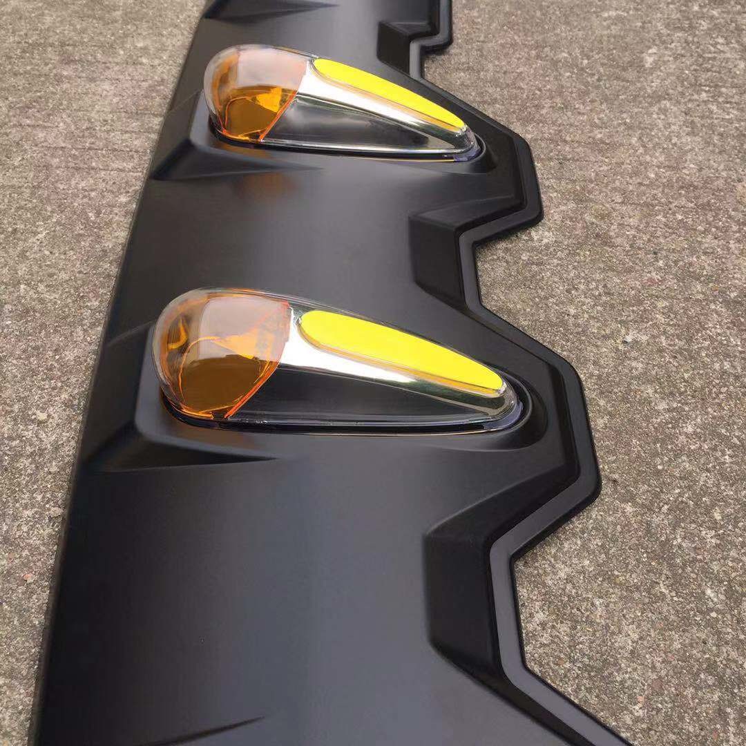 Auto ABS Material LED Front Roof Spoiler For Toyota Hilux Revo 2015-2016